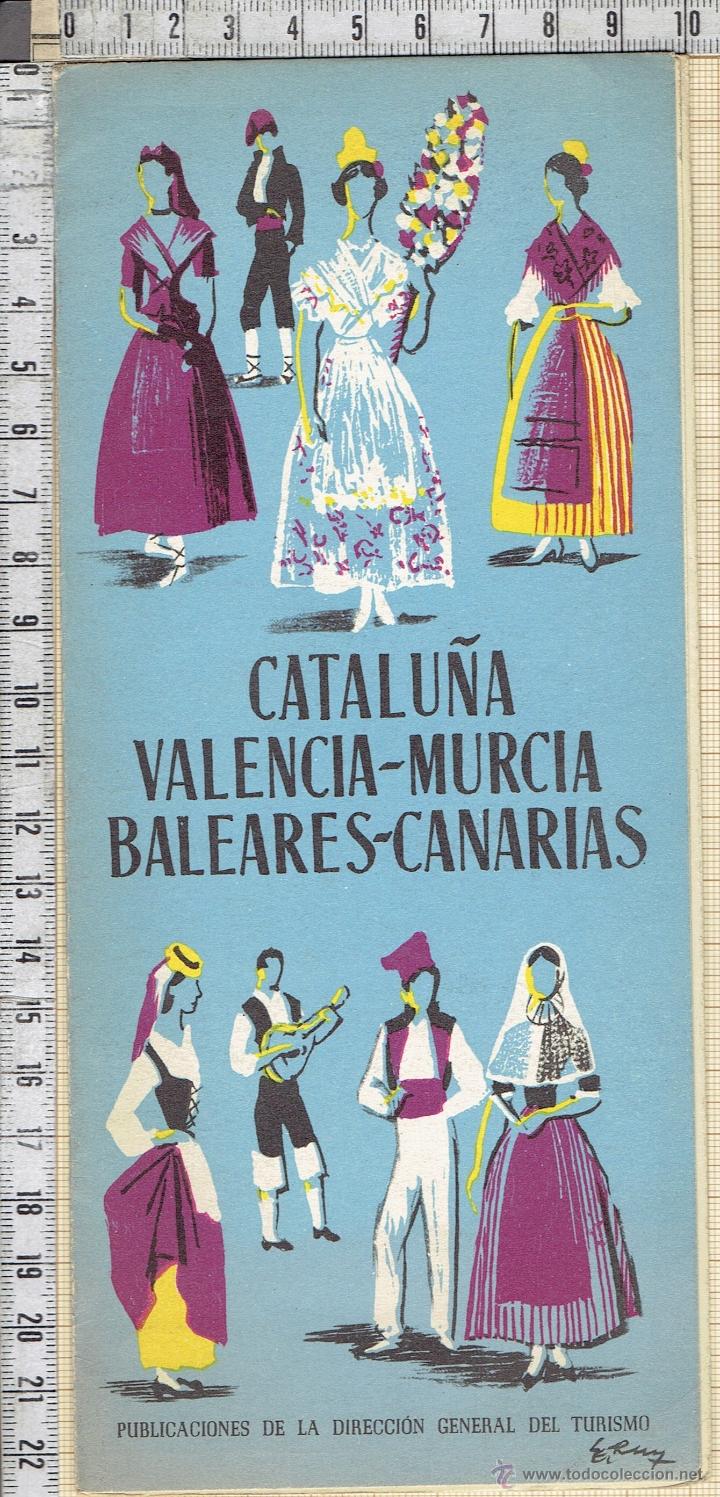 Tourismusbrosch&uuml;ren: FOLLETO TURISTICO -CATALU&Ntilde;A-VALENCIA-MURCIA-BALEARES-CANARIAS.