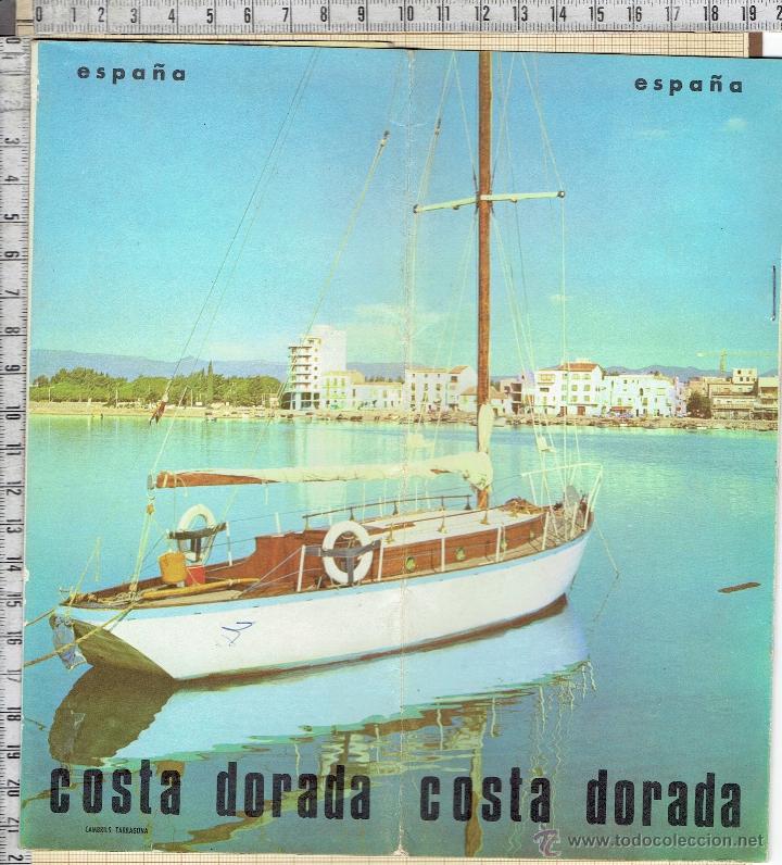 Travel Brochures: FOLLETO TURISTICO COSTA DORADA-BARCELONA-TARRAGONA.