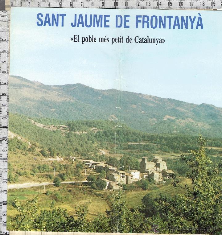 Folletos de turismo: FOLLETO TUR&Iacute;STICO-SANT JAUME DE FRONTAY&Agrave;