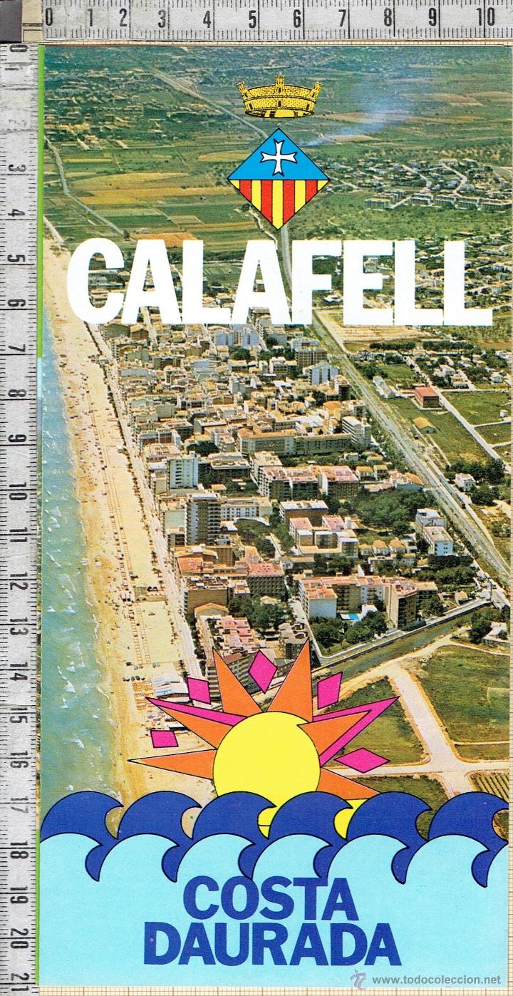 Folhetos de turismo: FOLLETO TURISTICO CALAFELL-SEGUR DE CALAFELL-COSTA DORADA.