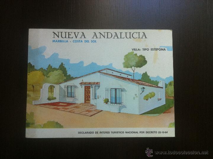 Travel Brochures: FOLLETO NUEVA ANDALUC&Iacute;A. MARBELLA - COSTA DEL SOL. VILLA TIPO ESTEPONA.