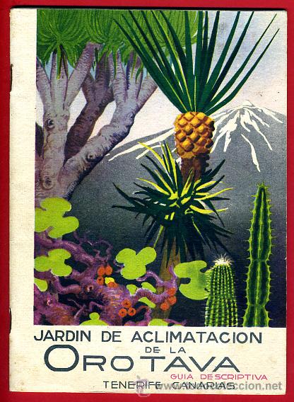 Folletos de turismo: FOLLETO JARDIN DE ACLIMATACION DE LA OROTAVA , TENERIFE ,CANARIAS ,ORIGINAL ,BO