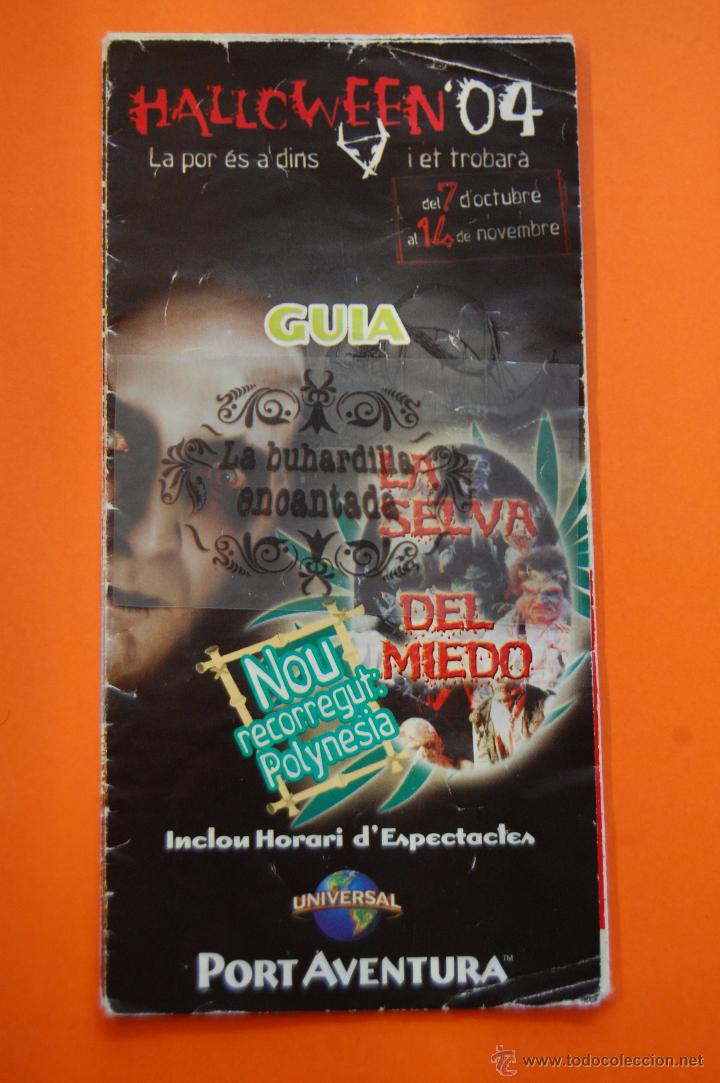 Guia Port Aventura Ano 2004 Especial Halloween Sold Through Direct Sale 44895328