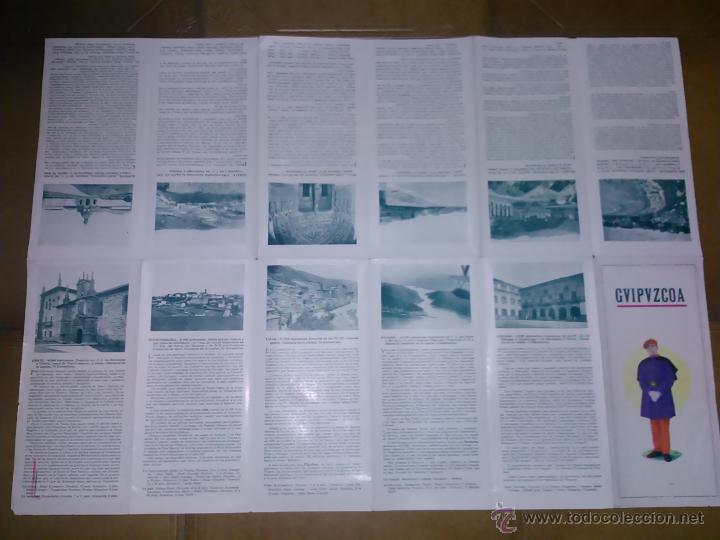 Tourismusbrosch&uuml;ren: FOLLETO DE GUIPUZCOA, CON FOTOGRAFIAS DE SAN SEBASTIAN, TOLOSA, ZARAUZ, DEVA, ZUMAYA, AZPEITIA, O&Ntilde;AT