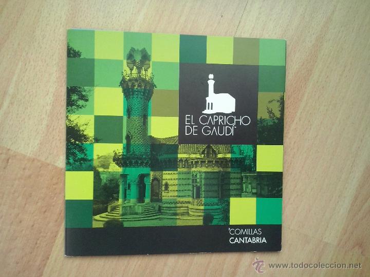Folletos de turismo: EL CAPRICHO DE GAUDI-COMILLAS-CANTABRIA