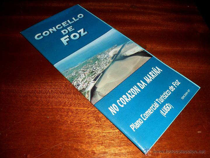 Travel Brochures: CONCELLO DE FOZ. NO CORAZ&Oacute;N DA MARI&Ntilde;A. PLANO COMERCIAL TUR&Iacute;STICO DE FOZ (LUGO) EDICI&Oacute;N 1997