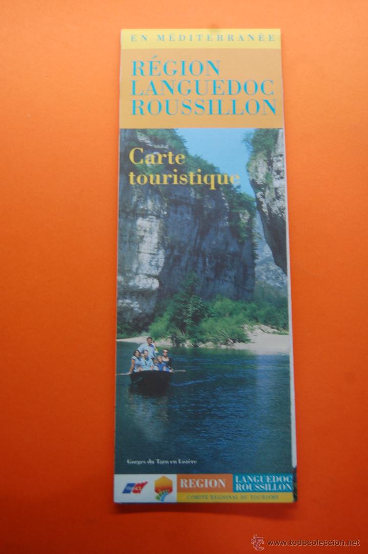 Travel Brochures: 1996 - REGION LANGUEDOC ROUSSILLON PLANO CARTOGRAFIA MICHELIN - TURISMO DESPLEGABLE - FRANCIA