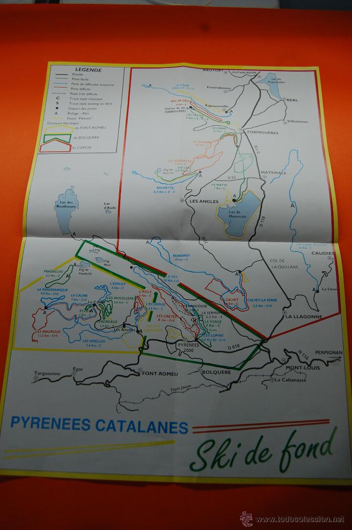 Folletos de turismo: 1995 - FRANCIA - ESTACION DE ESQUI CAPCIR BOLQUERE FONT ROMEU PIRINEOS CATALANES