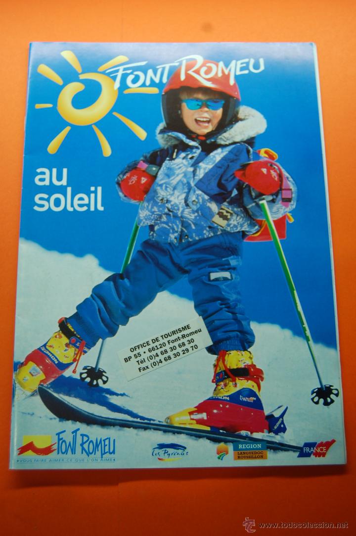 Folletos de turismo: 1995-96 - FRANCIA - ESTACION DE ESQUI FONT ROMEU PIRINEOS CATALANES REVISTA