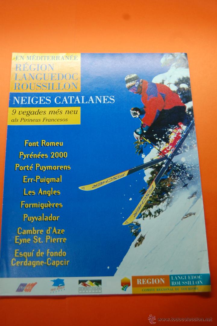 Folletos de turismo: 1996-97 - FRANCIA - 9 ESTACIONES DE ESQUI PLANO PIRINEO CATALAN FRANCES REVISTA