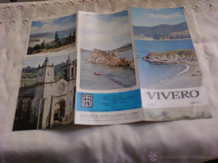 Travel Brochures: FOLLETO TURISTICO DE VIVERO (LUGO). PUBLICACI&Oacute;N DEL MINISTERIO DE INFORMACI&Oacute;N Y TURISMO