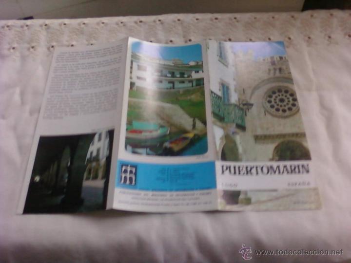 Folletos de turismo: FOLLETO TURISTICO DE PUERTOMARIN (LUGO). PUBLICACION DEL MINISTERIO DE INFORMACION Y TURISMO