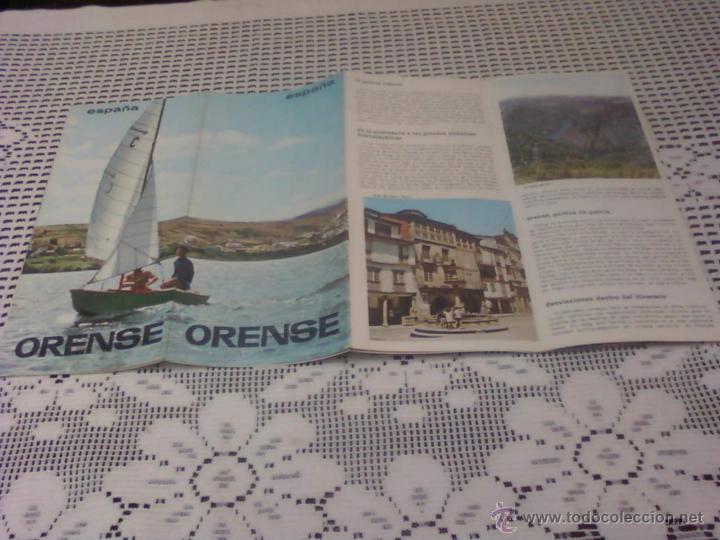 Brochures de tourisme: FOLLETO TURISTICO  DE ORENSE. MINISTERIO DE INFORMACION Y TURISMO