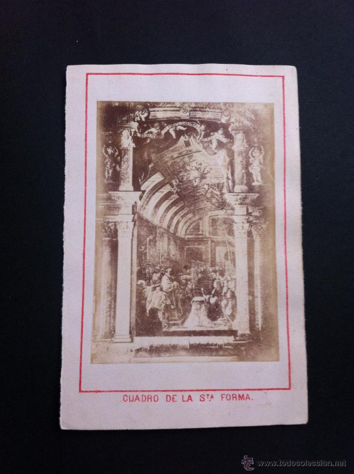 Brochures de tourisme: RECUERDOS DEL ESCORIAL. (CUADRO DE LA STA FORMA) PAPEL GRUESO. 12,5 x 8cm.