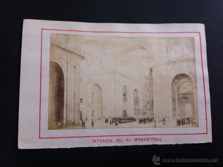 Tourismusbrosch&uuml;ren: RECUERDOS DEL ESCORIAL. (INTERIOR DEL REAL MONASTERIO) PAPEL GRUESO. 12,5 x 8cm.