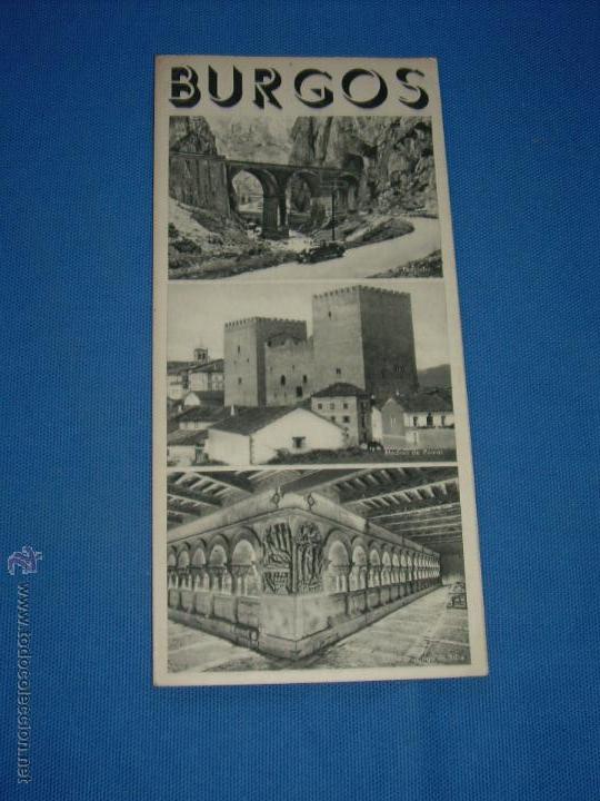 Folletos de turismo: ANTIGUO FOLLETO TURISTICO DE BURGOS