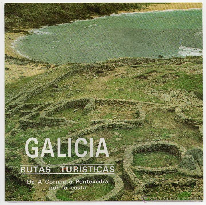 Tourismusbrosch&uuml;ren: GALICIA, SERIE RUTAS TUR&Iacute;STICAS, A&Ntilde;OS 80.