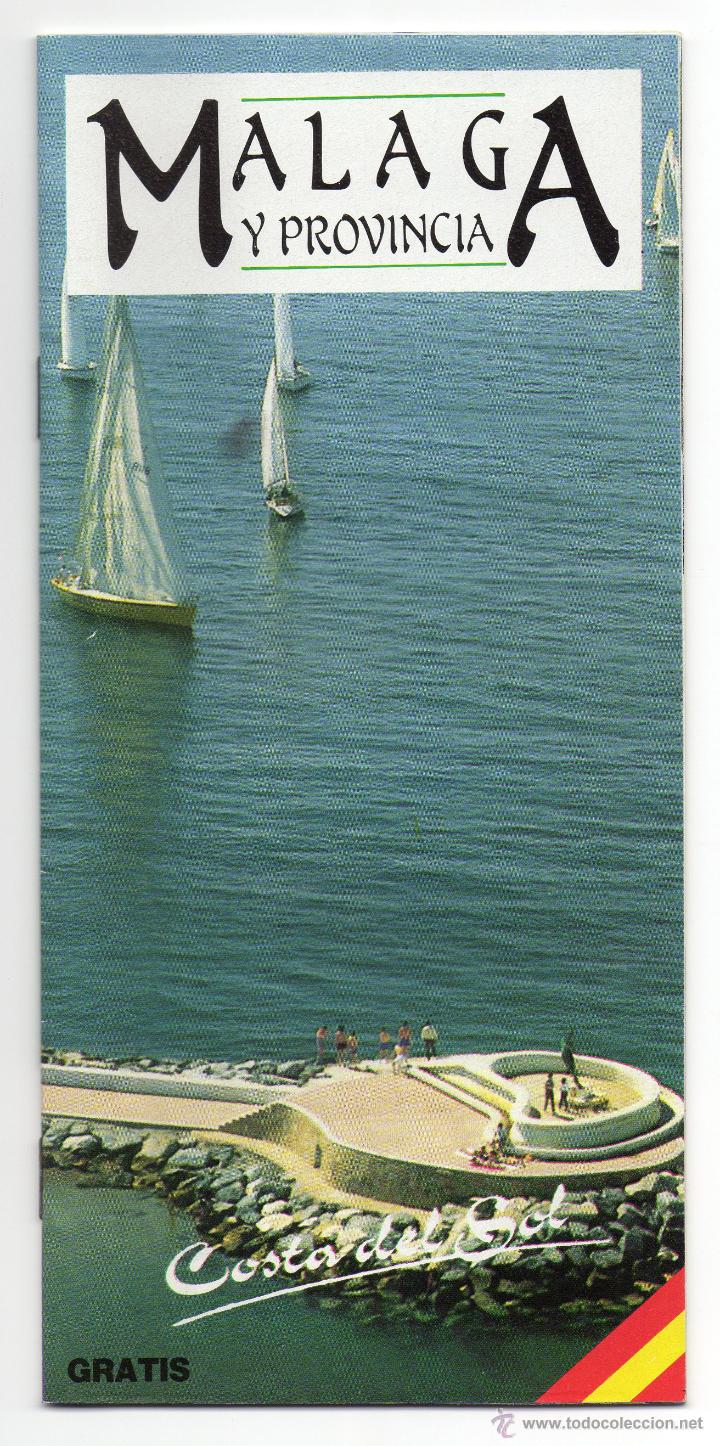 Folhetos de turismo: M&Aacute;LAGA Y SU PROVINCIA, A&Ntilde;O 92.