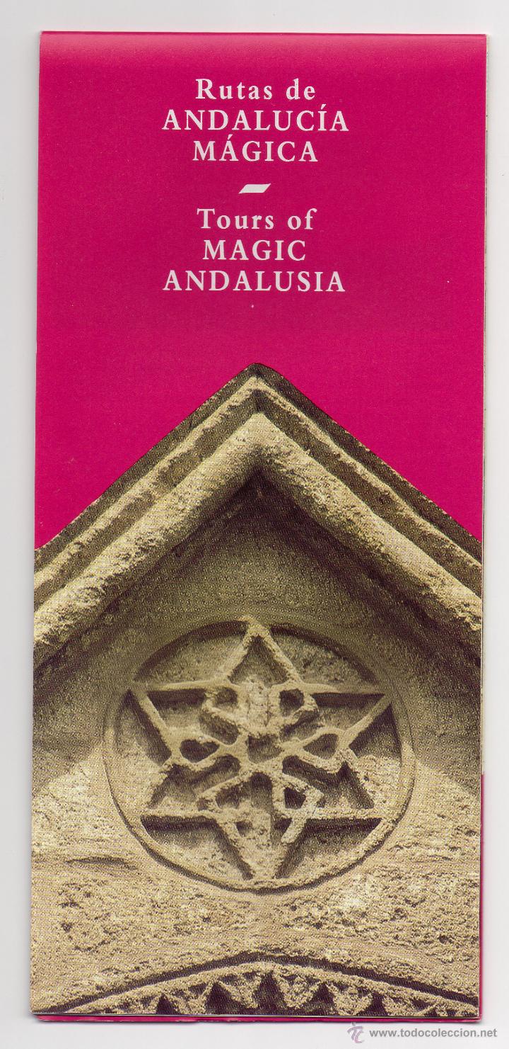 Folhetos de turismo: RUTAS DE ANDALUC&Iacute;A M&Aacute;GICA, A&Ntilde;OS 90