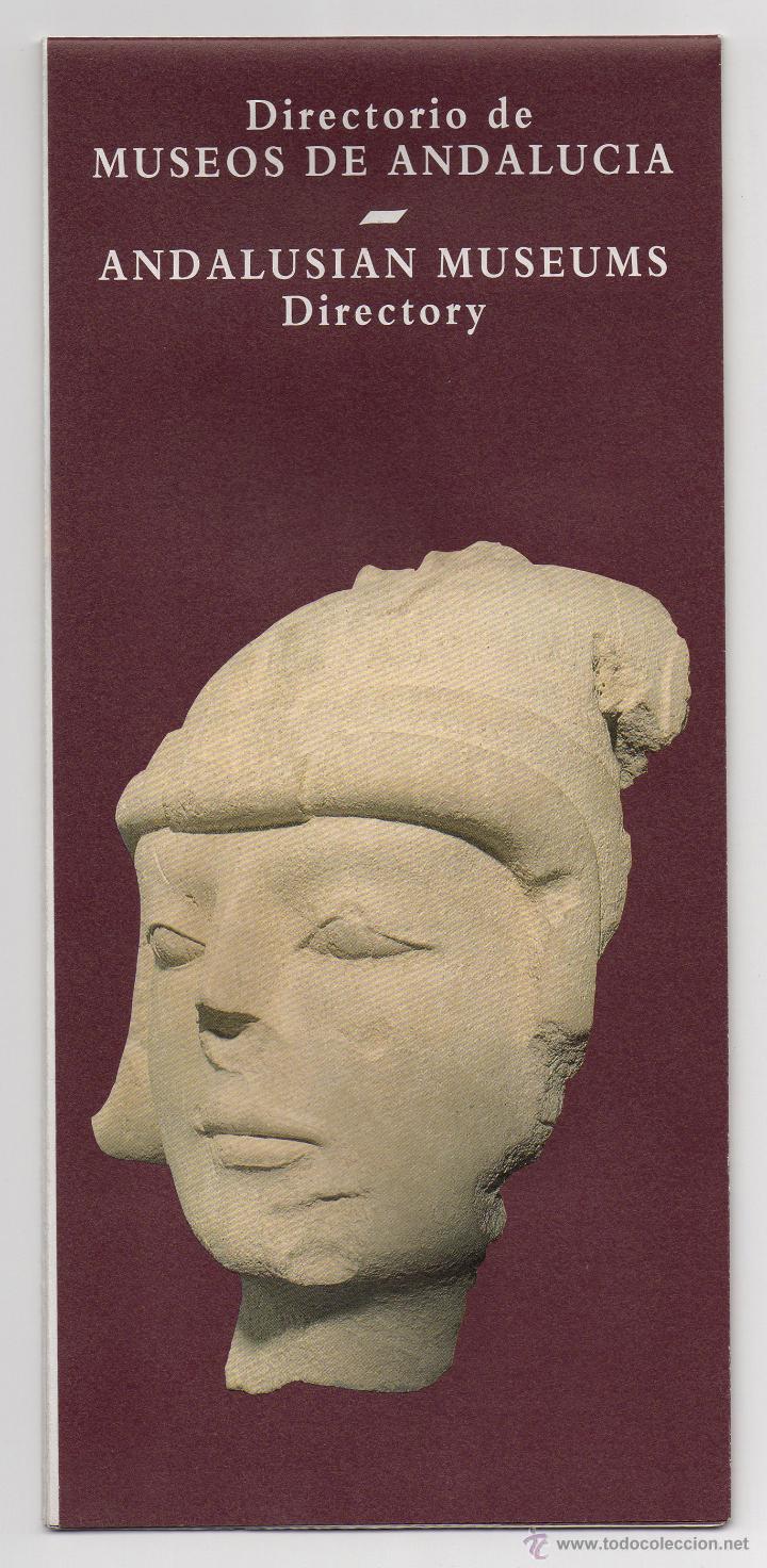 Folhetos de turismo: DIRECTORIO DE MUSEOS DE ANDALUC&Iacute;A, A&Ntilde;OS 90.