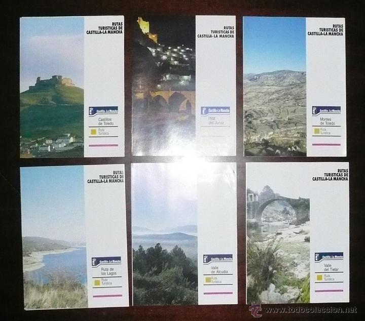 Tourismusbrosch&uuml;ren: RUTAS TURISTICAS DE CASTILLA LA MANCHA, A&Ntilde;OS 80