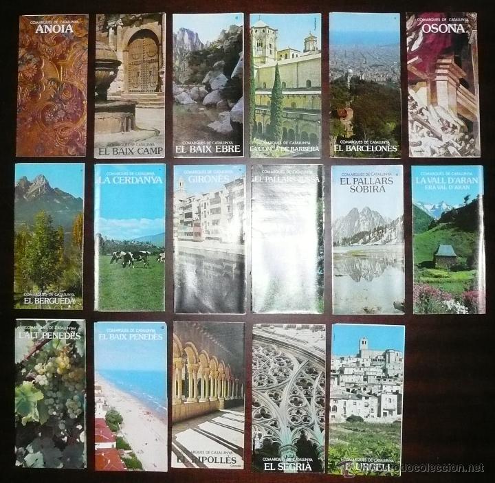 Tourismusbrosch&uuml;ren: COMARQUES DE CATALUNYA, A&Ntilde;OS 80.