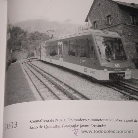 Tourismusbrosch&uuml;ren: CREMALLERA NURIA EN ESTACION DE QUERALBS A&Ntilde;O 2003 - FERROCARRIL TRANVIA METRO RENFE AUTOBUS TREN