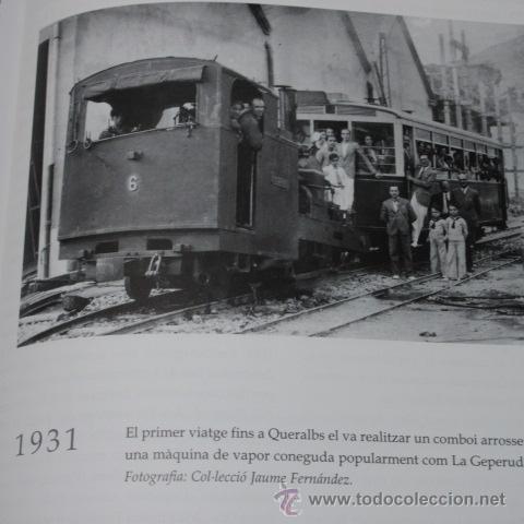 Tourismusbrosch&uuml;ren: CREMALLERA NURIA LA GEPERUDA EN QUERALBS A&Ntilde;O 1931 - FERROCARRIL TRANVIA METRO RENFE AUTOBUS