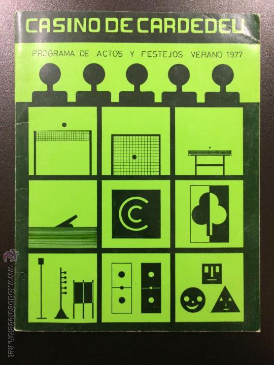 Travel Brochures: CASINO DE CARDEDEU PROGRAMA ACTOS Y FESTEJOS VERANO 1977.