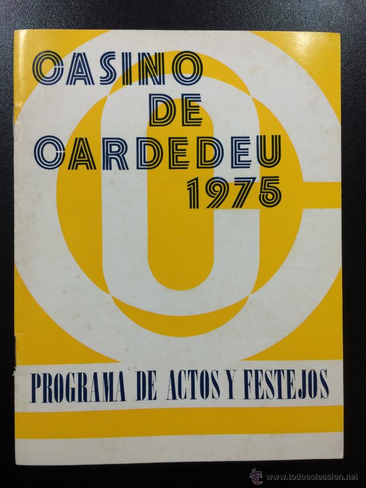 Travel Brochures: PROGRAMA DEL CASINO DE CARDEDEU A&Ntilde;O 1975.