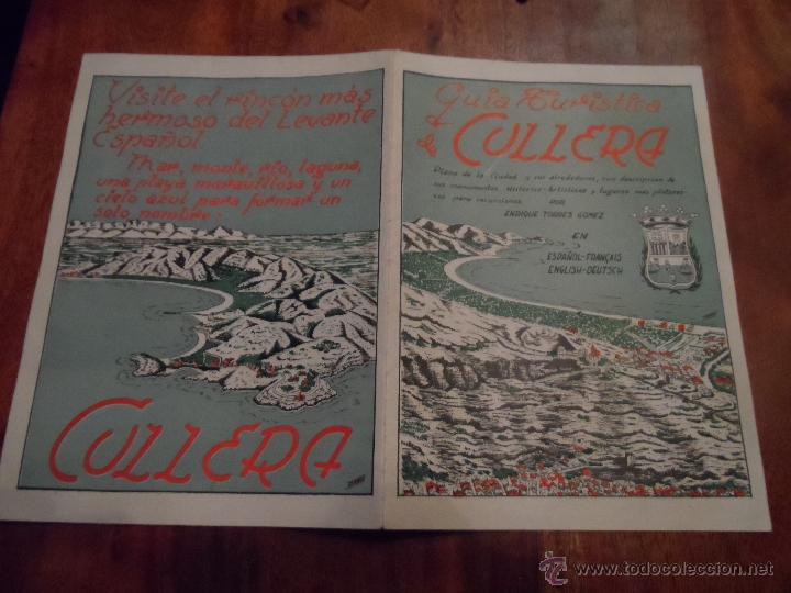 Travel Brochures: cullera guia turistica plano ciudad monumento historicos artisticos lugar pintorescos enrique torres
