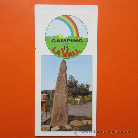 Folletos de turismo: FOLLETO DESPLEGABLE CAMPING LA VALL TARADELL OSONA