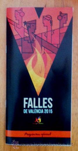 Foglietti di turismo: FALLAS DE VALENCIA 2015 - PROGRAMA OFICIAL