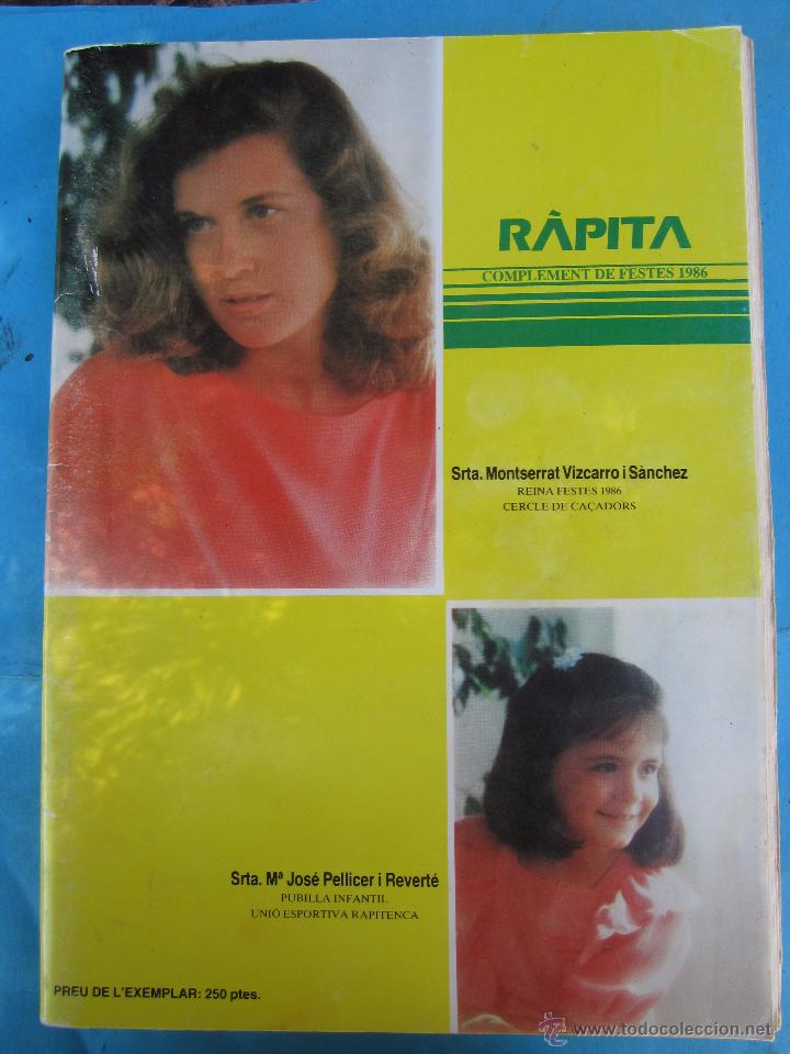 Folletos de turismo: programa de fiestas , san carlos de la rapita 1986