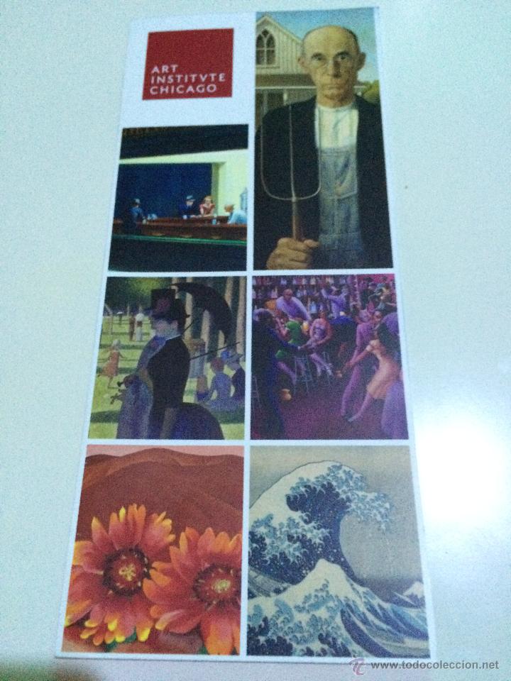 Travel Brochures: Folleto tur&iacute;stico del Instituto de Arte de Chicago. A&ntilde;o 2015. En ingl&eacute;s.