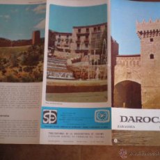 Folletos de turismo: 1967 DAROCA (ZARAGOZA). PUERTA BAJA. DIRECCION GENERAL PROMOCION TURISMO AÑO INTERNACIONAL TURISMO