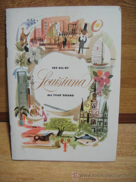 Travel Brochures: folleto turistico de lousiana
