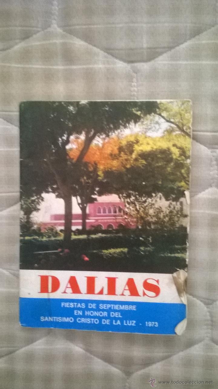 Brochures de tourisme: libro feria fiestas de dalias almeria  1973