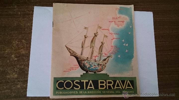 Brochures de tourisme: FOLLETO DE TURISMO COSTA BRAVA PUBLICACIONES DE LA DIRECCI&Oacute;N GENERAL DE TURISMO