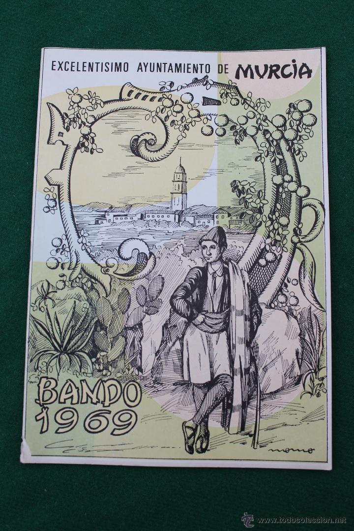 Brochures de tourisme: PROGRAMA BANDO 1969 EXCELENTISIMO AYUNTAMIENTO MURCIA, NOGU&Eacute;S, PLATERIA 39