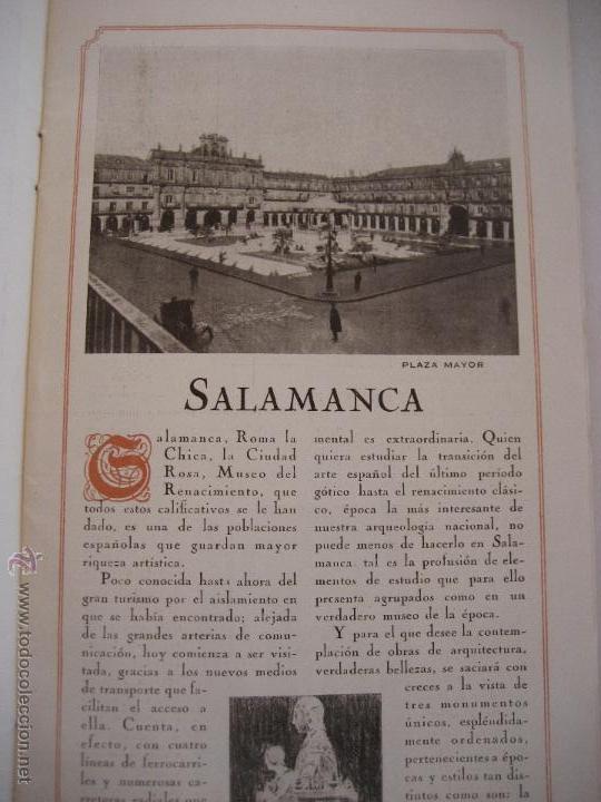 Folletos de turismo: Salamanca. 1928. - Foto 3