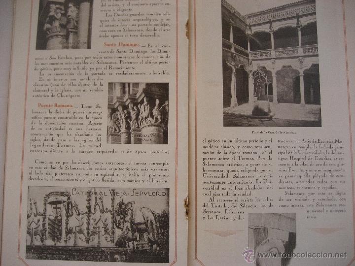 Folletos de turismo: Salamanca. 1928. - Foto 11