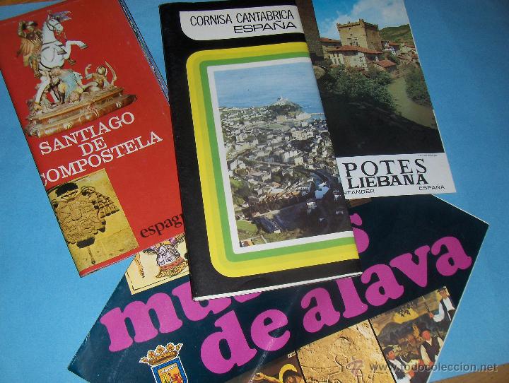 Brochures de tourisme: MUSEOS DE ALAVA, CORNISA CANTABRICA, POTES LIEBANAS. 3 FOLLETOS DE TURISMO.