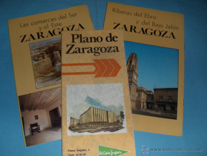 Tourismusbrosch&uuml;ren: ARAGON, ZARAGOZA TERUEL HUESCA JACA CALATAYUD TARAZONA. 9 FOLLETOS DE TURISMO.