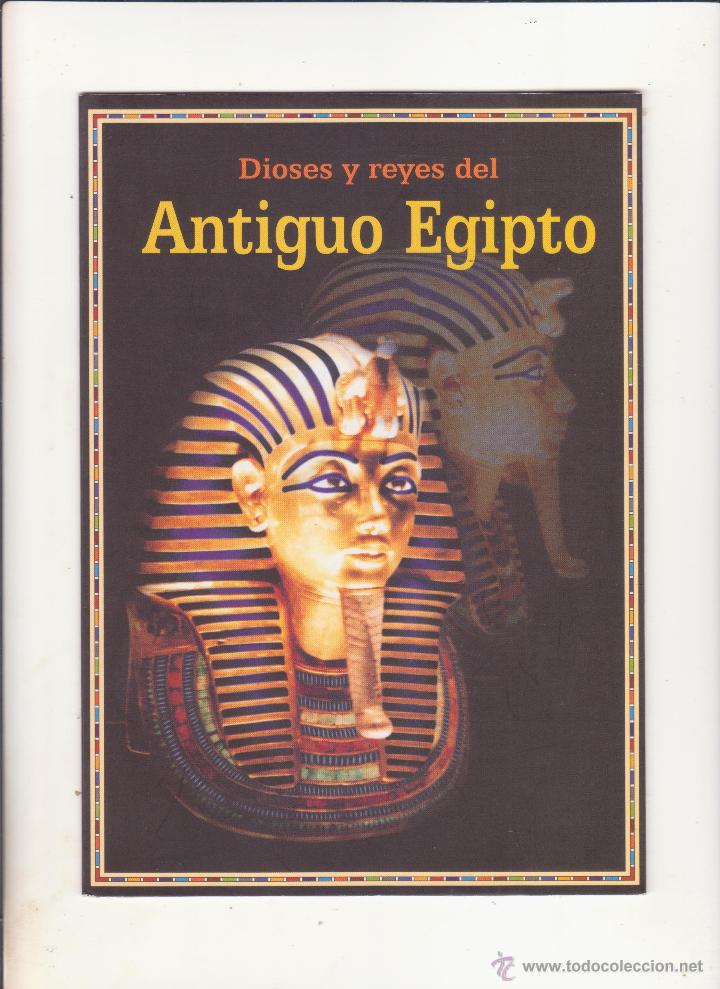 Folletos de turismo: folleto desplegable dioses y reyes del antiguo egipto con 23 postales