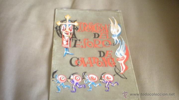 Folletos de turismo: FOLLETO DE LA EXPOSICION DEL TESORO DE LA VIRGEN DE COVADONGA .