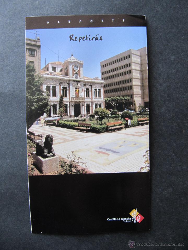 Folletos de turismo: ALBACETE. REPETIR&Aacute;S. CASTILLA LA MANCHA.