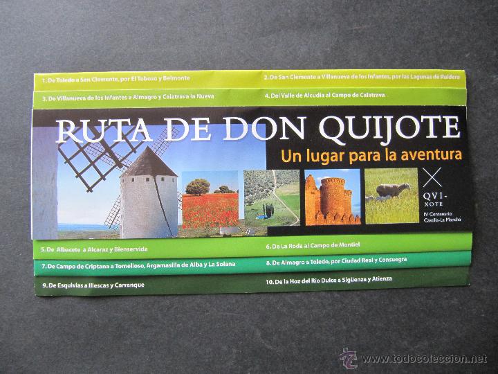 Brochures de tourisme: RUTA DE DON QUIJOTE. UN LUGAR PARA LA AVENTURA. CASTILLA LA MANCHA