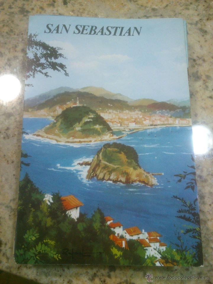 Travel Brochures: TRIPTICO. TURISMO. FOLLETO.A&Ntilde;OS;60 SAN SEBASTIAN