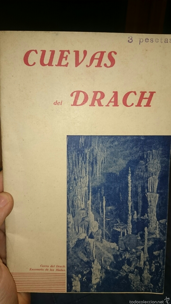 Travel Brochures: Las cuevas del drach, Juan Servera. Palma de Mallorca. 1946 -docj-